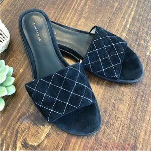 Velvet Slides Ann Taylor Size 7